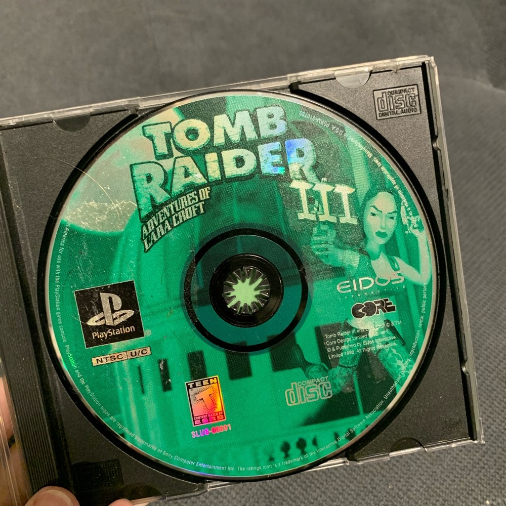 Tombraider 3 PlayStation 1 💿